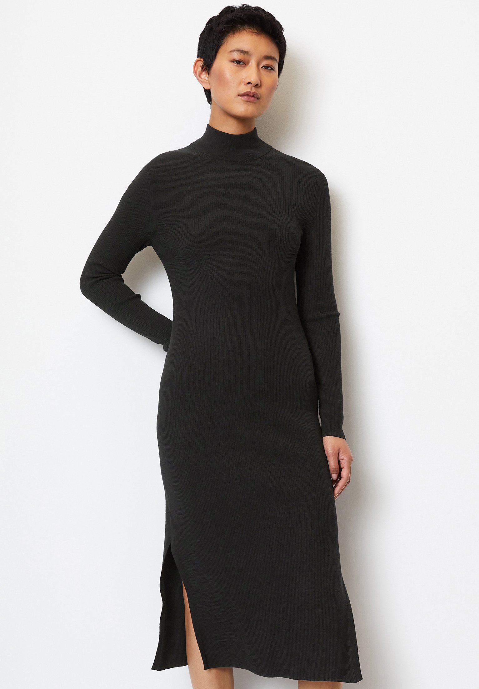 Strickkleid schwarz marco polo Clearance